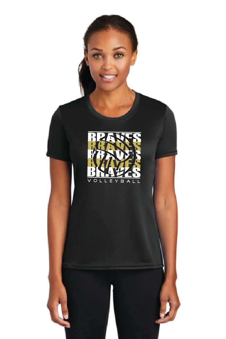 BRAVES Ladies Performance Tee