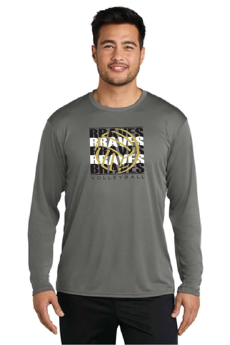 BRAVES Performance Long Sleeve Tee