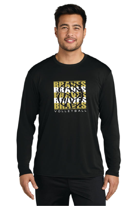 BRAVES Performance Long Sleeve Tee