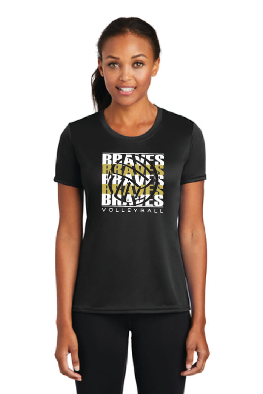 BRAVES Ladies Performance Tee