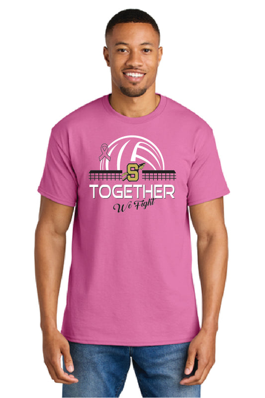 TOGETHER WE FIGHT 50/50 Unixsex Tee